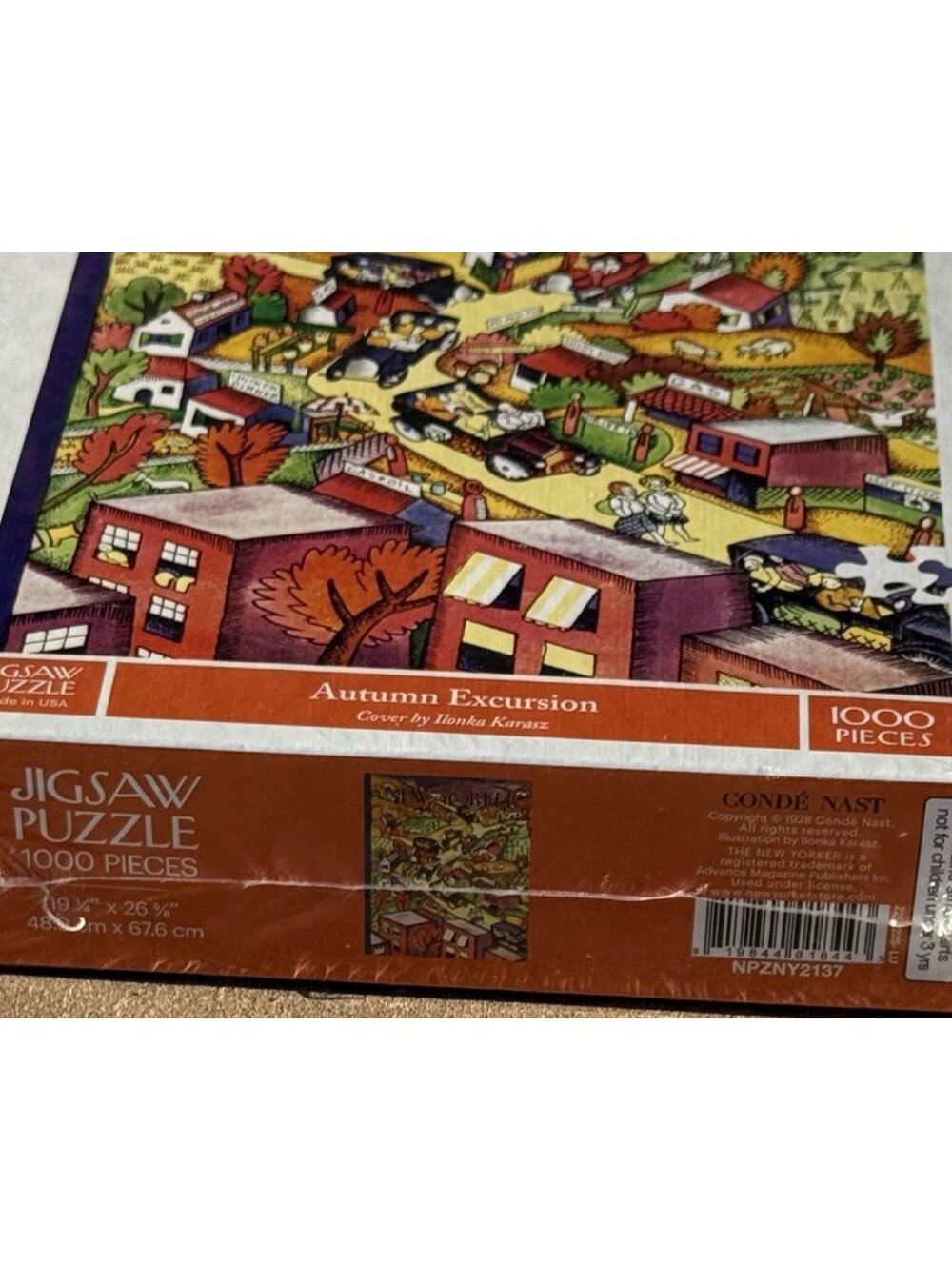 New York Puzzle Company The New Yorker Magazine Covers Autumn Excursion 1000 Pcs - Picture 6 of 14
